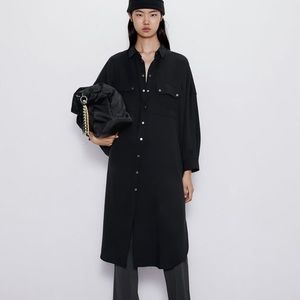 Long shirt with pocket